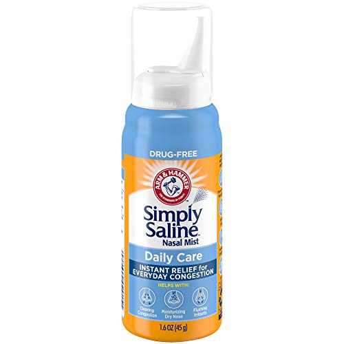 Product Cover Arm & Hammer Simply Saline Nasal Mist Instant Relief for Everyday Congestion, 1.6 OZ