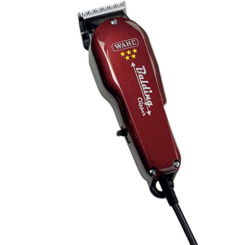 Product Cover Wahl Professional 5-Star Balding Clipper #8110 - Great for Barbers and Stylists - Cuts Surgically Close for Full Head Balding - Twice the Speed of Pivot Motor Clippers - Accessories Included