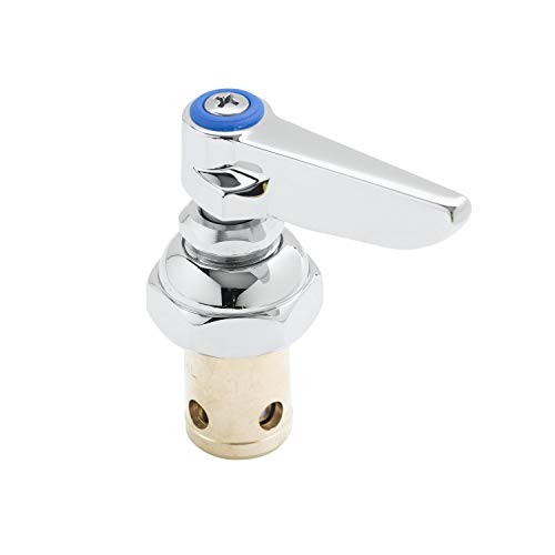 Product Cover T&S Brass 002713-40 Spindle Assembly for Eterna Valve Replacement. Cold Side Handle Stem Assembly Replacement Fits all T&S Faucets.