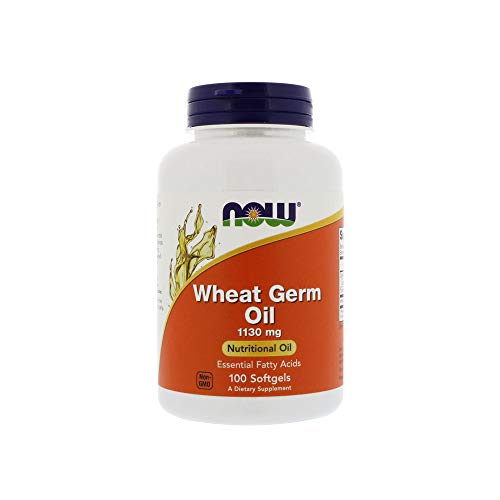 Product Cover NOW Supplements, Wheat Germ Oil 1,130 mg with Essential Fatty Acids (EFAs), Nutritional Oil, 100 Softgels