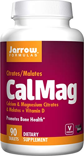 Product Cover Jarrow Formulas CalMag Citrates with Malates and Vitamin D, Promotes Bone Health, 90 Tablets