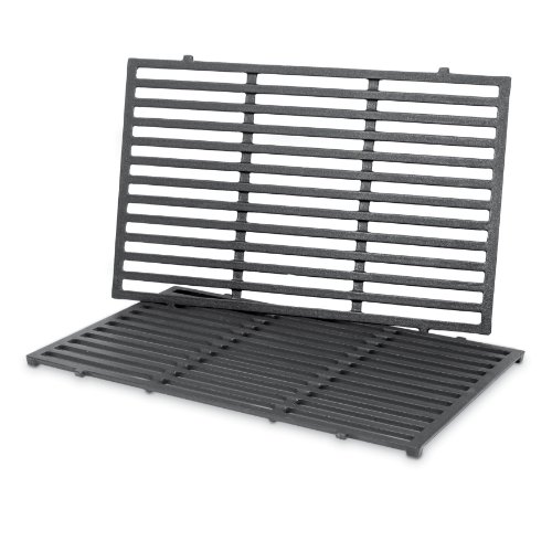 Product Cover Weber 7524 Porcelain-Enameled Cast-Iron Cooking Grates (19.5 x 12.9 x 0.5), pack of 2