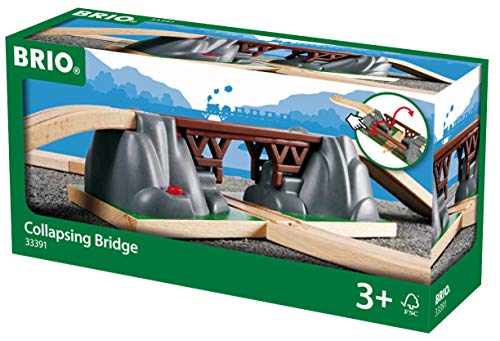 Product Cover BRIO World - 33391 Collapsing Bridge | 3 Piece Toy Train Accessory for Kids Age 3 and Up