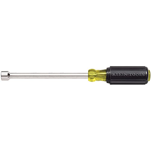 Product Cover 7/16-Inch Nut Driver with 6-Inch Hollow Shaft and Cushion Grip Handle Klein Tools 646-7/16