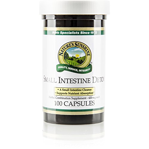 Product Cover Nature's Sunshine Small Intestine Detox, 100 Capsules, Natural Formula Soothes Digestive Tissue and Helps with The Breakdown of Proteins