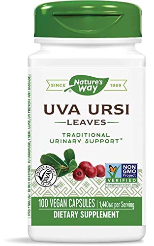 Product Cover Nature's Way Uva Ursi, 1,440 mg per Serving, 100 Capsules (Packaging May Vary)