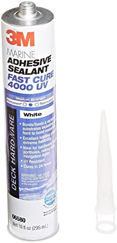 Product Cover 3M 06580 Marine Adhesive/Sealant Fast Cure 4000 UV, White / 1/10 Gallon
