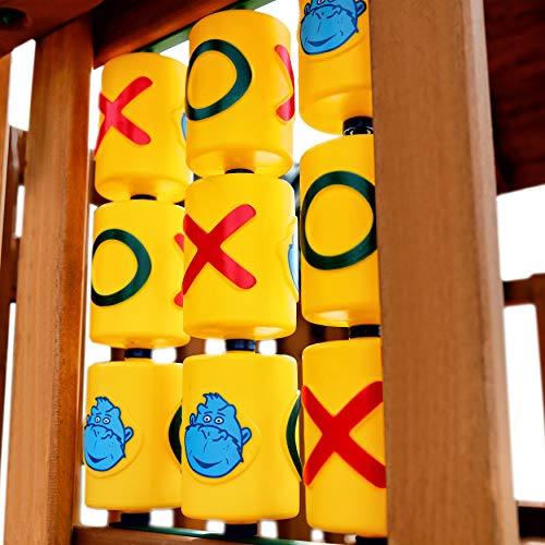 Product Cover Gorilla Playsets 07-0010 Tic Tac Toe Spinner Activity Panel for Swing Sets, Yellow