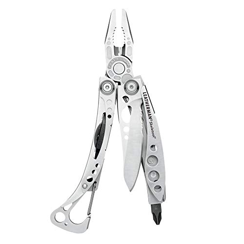 Product Cover LEATHERMAN - Skeletool Lightweight Multitool with Combo Knife and Bottle Opener, Stainless Steel