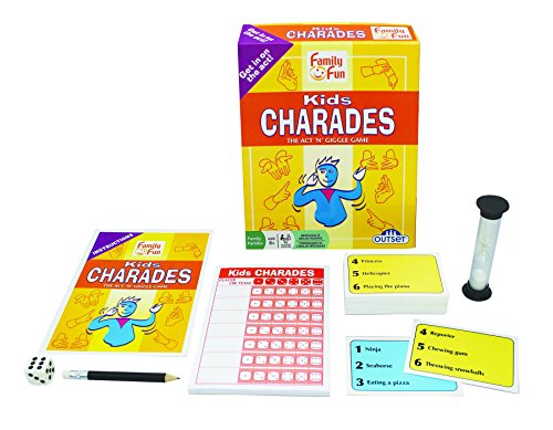 Product Cover Charades for Kids - An Imaginative Classic Party Game for Young Children - Features 50 Cards With 300 Charades (Ages 8+)
