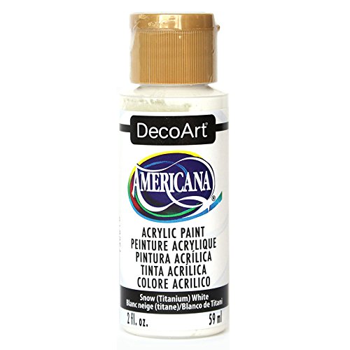 Product Cover DecoArt DA-01 Americana Acrylic Paint, 2-Ounce, Titanium White
