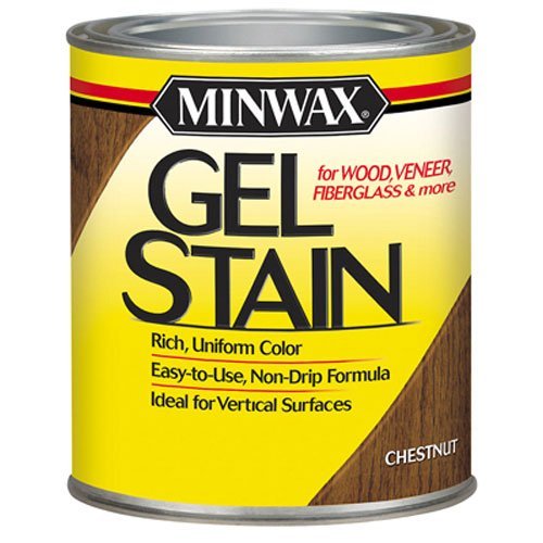 Product Cover Minwax 66010000 Gel Stain , quart, Chestnut