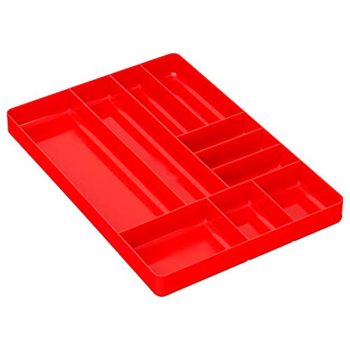 Product Cover Ernst Manufacturing Home and Garage Organizer Tray, 10-Compartments, Red