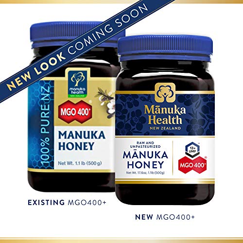 Product Cover Manuka Health - MGO 400+ Manuka Honey, 100% Pure New Zealand Honey, 1.1 lbs