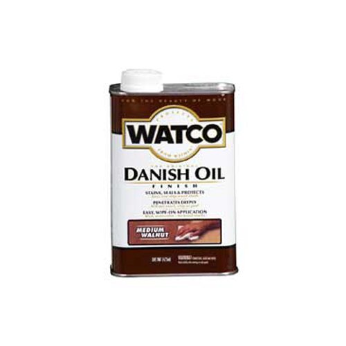 Product Cover Watco 65951 Danish Oil Wood Finish, Pint, Medium Walnut