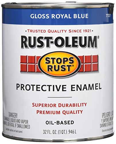 Product Cover Rust-Oleum 7727502 Stops Rust, 32 oz. Quart, Gloss Royal Blue
