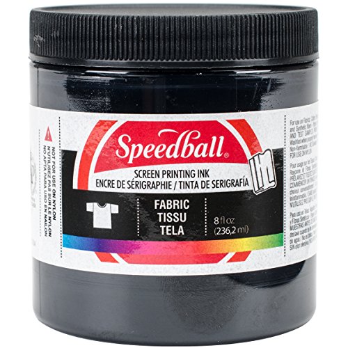 Product Cover Speedball Art Products 4560 Fabric Screen Printing Ink, 8 Fl. oz, Black