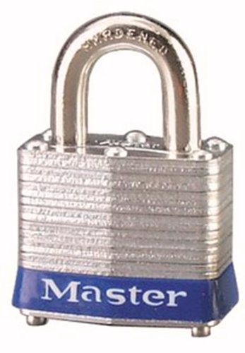 Product Cover Master Lock 3BLU No. 3 Safety Lockout Padlock, Steel Body, Blue Bumper