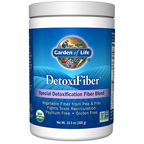 Product Cover Garden of Life Detox Fiber Supplement - Organic DetoxiFiber, Gluten Free, 300g Powder
