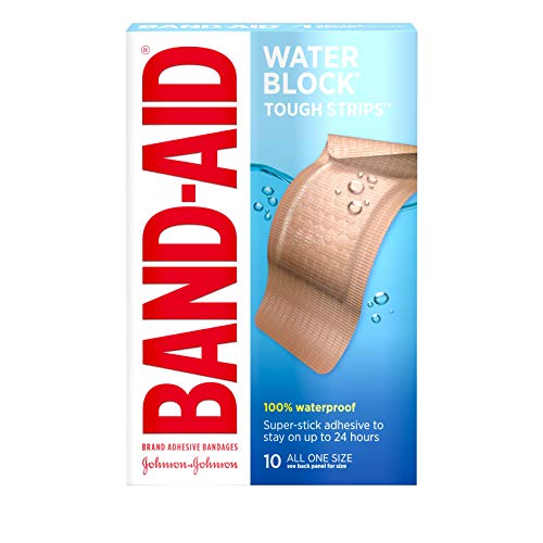 Product Cover Band-Aid Tough-Strips Adhesive Bandages, Waterproof, Extra Large, 10 ct. by Band-Aid
