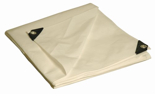 Product Cover 16x20 Multi-Purpose White Heavy Duty DRY TOP Poly Tarp (16'x20')