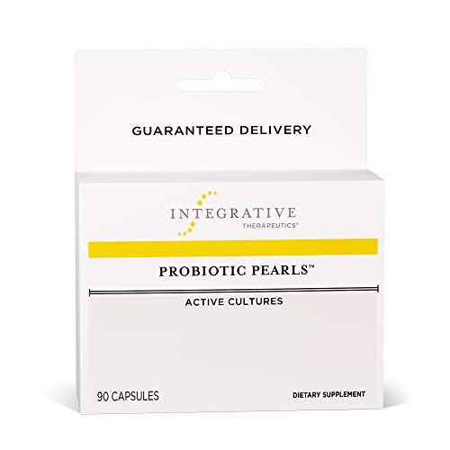 Product Cover Integrative Therapeutics - Probiotic Pearls - Lactobacillus Acidophilus Probiotic - Non-Refrigerated with Patented True Delivery Technology - 90 Capsules
