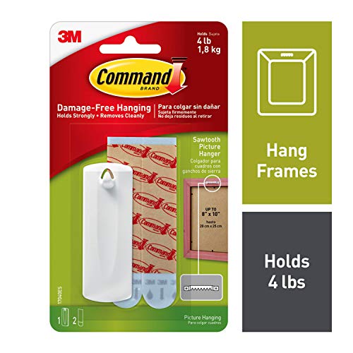 Product Cover Command Sawtooth Hanger, 1 hanger, 2 strips (17040ES)