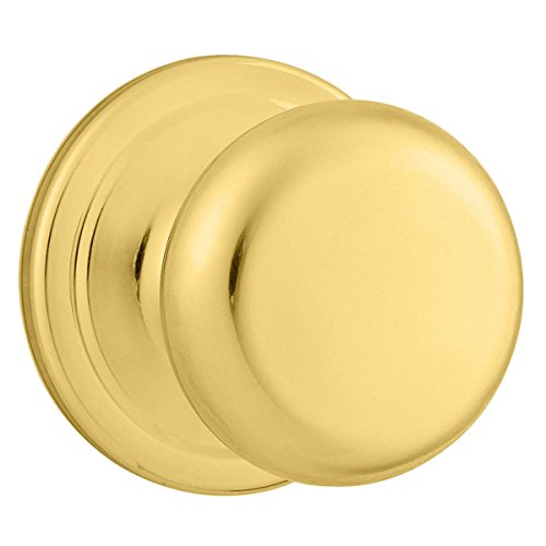 Product Cover Kwikset Juno Hall/Closet Knob in Polished Brass