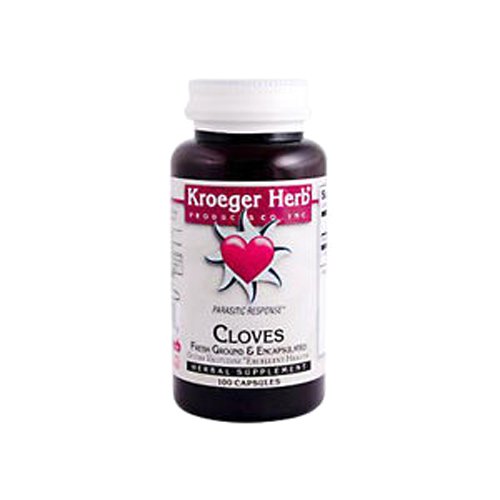 Product Cover Kroeger Herb Fresh Ground Cloves 450 Mg Vegetarian Capsules, 100 Count