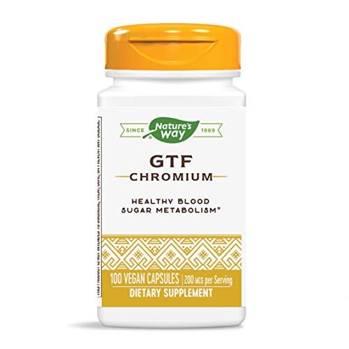 Product Cover Nature's Way GTF Chromium, 200 mcg per serving (Packaging May Vary)