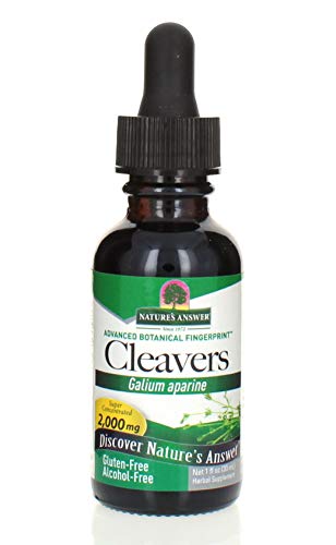 Product Cover Nature's Answer Alcohol-Free Cleavers Herb, 1-Fluid Ounce