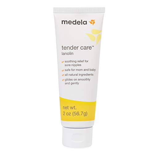 Product Cover Medela, Tender Care, Lanolin Nipple Cream for Breastfeeding, All-Natural Nipple Cream, Tender Care Lanolin, Offers Soothing Protection, Hypoallergenic, All-Natural Ingredients, 100% Safe, 2 oz. Tube