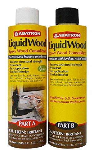 Product Cover Abatron LiquidWood Kit Epoxy Wood Consolidant 6 oz each, Part A & B