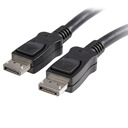 Product Cover StarTech.com 10 ft DisplayPort 1.2 Cable with Latches - 4K x 2K (4096 x 2160) @ 60Hz - DPCP & HDCP - Male to Male DP Video Monitor Cable (DISPLPORT10L)