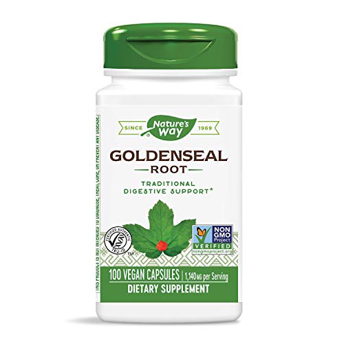 Product Cover Nature's Way Goldenseal Root, 100 Capsules