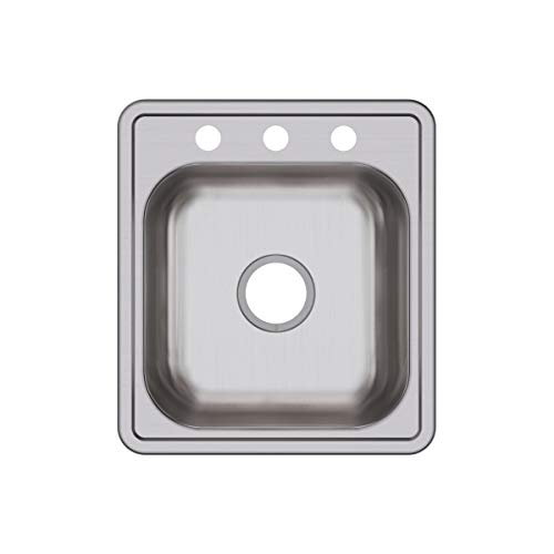 Product Cover Elkay D117193 Dayton Single Bowl Drop-in Stainless Steel Bar Sink