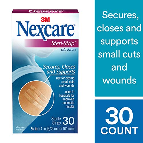 Product Cover Nexcare Steri-Strip Skin Closure 1/4 X 4 Inches, 30 Count by Nexcare