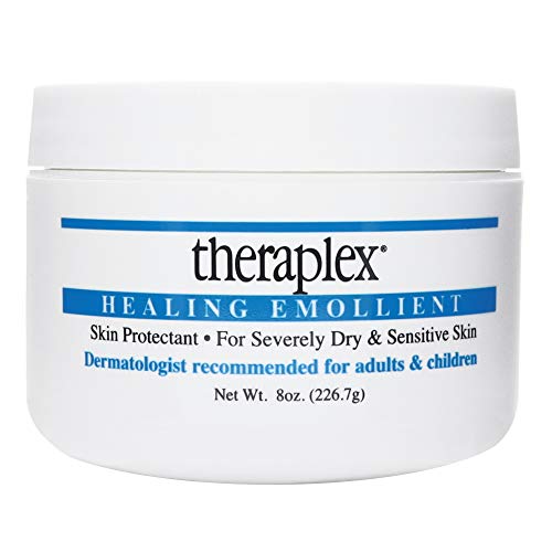 Product Cover Theraplex Healing Emollient - Long Lasting Skin Barrier Protection for Severe Dry Skin, No Parabens or Preservatives, Noncomedogenic and Hypoallergenic, Dermatologist recommended (8 oz)