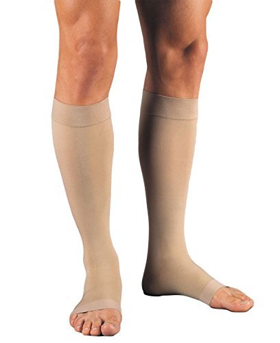 Product Cover JOBST Relief Knee High Open Toe Compression Stockings, High Quality, Unisex, Extra Firm Legware for Tired and Heavy Legs, Compression Class- 15-23