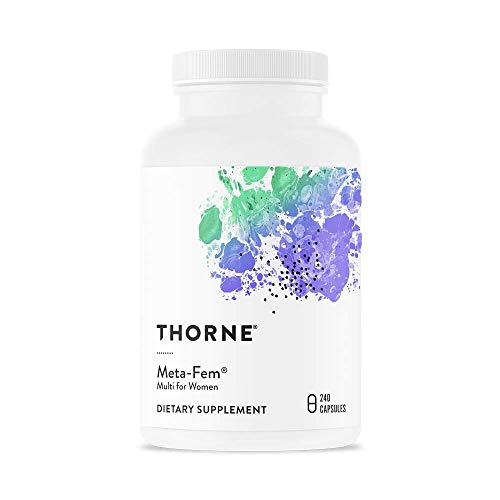 Product Cover Thorne Research - Meta-Fem - Complete Dietary Supplement for Women of Either Peri- or Postmenopausal Age -240 Capsules