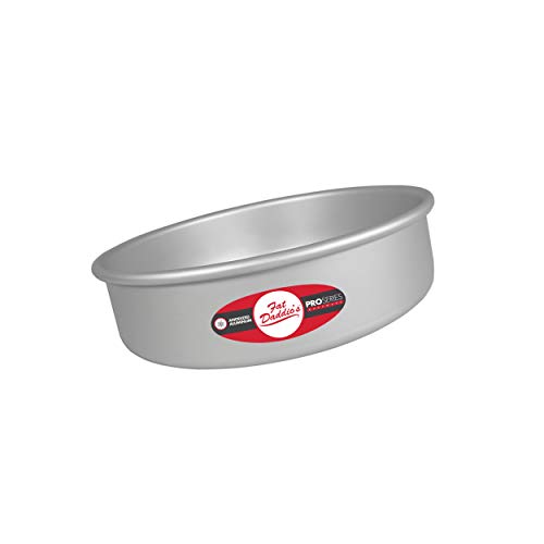 Product Cover Fat Daddio's PRD-83 Round Cake Pan, 8 x 3 Inch, Silver