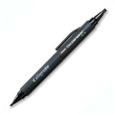 Product Cover ProFolio by Itoya, Double Header Calligraphy Marker, 1.5mm and 3mm Chisel Tips - Black