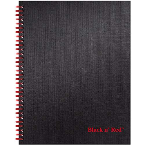 Product Cover Black n' Red Twin Wire Hardcover Notebook, 11