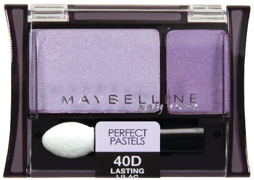 Product Cover Maybelline New York Expert Wear Eyeshadow Duos, 40d Lasting Lilac Perfect Pastels, 0.08 Ounce
