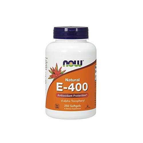 Product Cover NOW Supplements, Vitamin E-400 IU D-Alpha, 250 Softgels