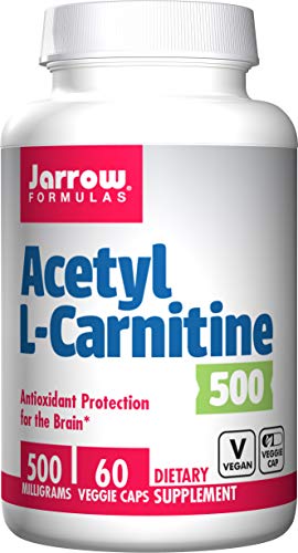 Product Cover Jarrow Formulas Acetyl L-carnitine, Antioxidant Protection for The Brain, 1.4 Ounce