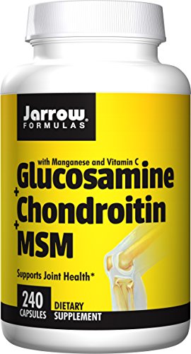 Product Cover Jarrow Formulas Glucosamine and Chondroitin and MSM, Supports Joint Health, 240 Caps