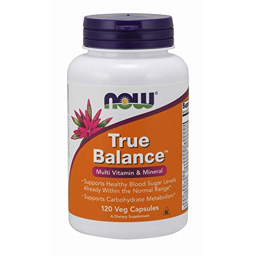 Product Cover Now Supplements, True Balance, a Multi-Vitamin, Multi-Mineral Supplement Including Biotin, 120 Capsules