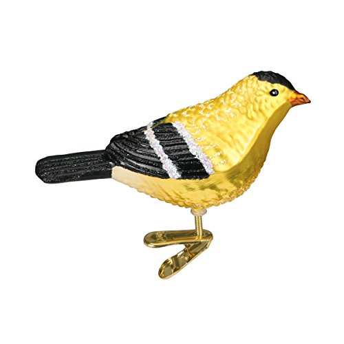 Product Cover Old World Christmas Ornaments: American Goldfinch Glass Blown Ornaments for Christmas Tree (18045)