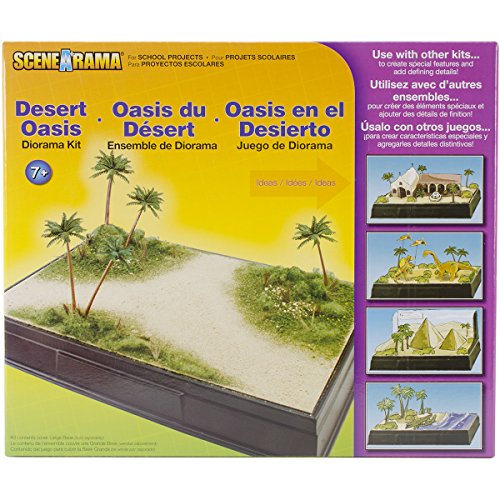 Product Cover Woodland Scenics SP4112 Scene-A-Rama Desert Oasis Diorama Kit, Multicolor